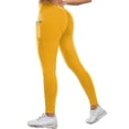 thumbnail image 1 of Ruched Booty Leggings for Women with Pockets Scrunch Butt Lifting Yoga Pants High Waist Sport Gym Tights, 1 of 6