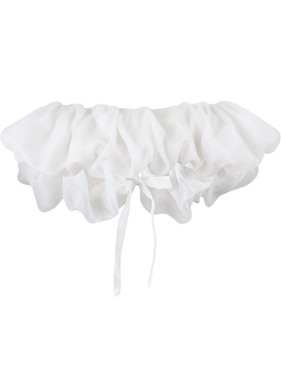Ruched Bridal Shawl, Off-Shoulder Evening Wrap, 37.40inch