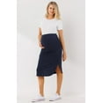 thumbnail image 1 of Ruched Maternity Terry Knit Skirt, 1 of 3