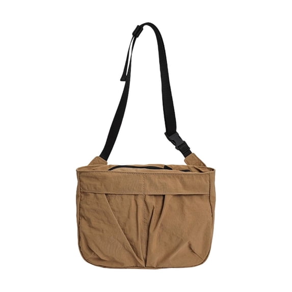 Tanyzvel Ruched Nylon Hobo Bag for Women Adjustable Strap Casual Crossbody Bag Soft Lightweight Sling Bag for Everyday Shopping Travel Dating
