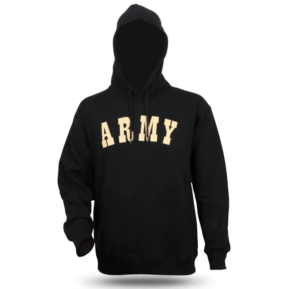 RuckFitt College Army Hoodie, College Sports Team Black Knights Sweatshirt