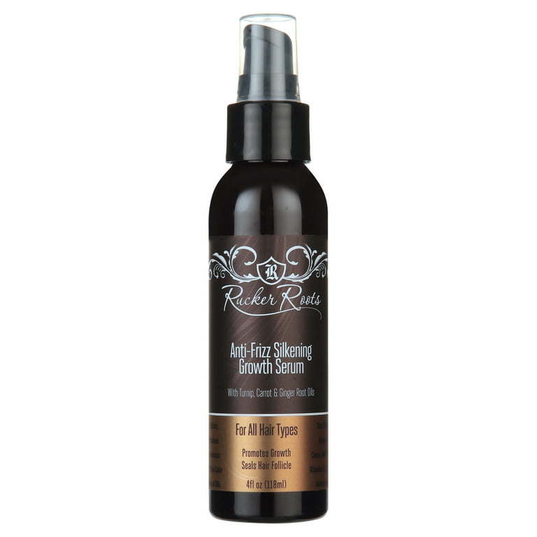Rucker Roots Anti Frizz Silkening Growth Serum 4fl.oz., All Hair