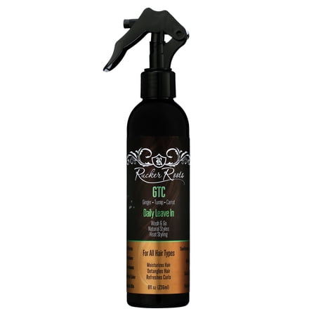 Rucker Roots GTC Daily Leave in with Biotin, 8fl.oz., Moisturizing, Detangles, All Hair Type, Unisex