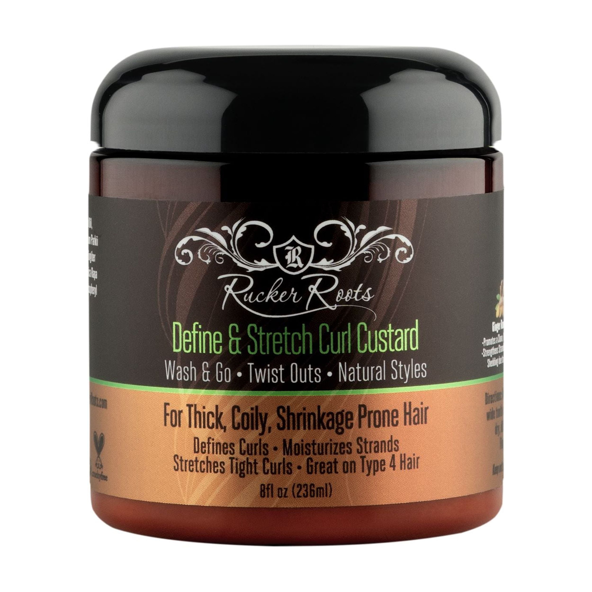 Rucker Roots GTC Define & Stretch Curl Custard, Moisturizing, 8oz, All ...