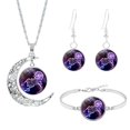 thumbnail image 1 of Rucky Jewelry Under $5.00 12 Constellation Moon Necklace Earring Bracele GiftS For Girlfriend Women Gift, 1 of 1