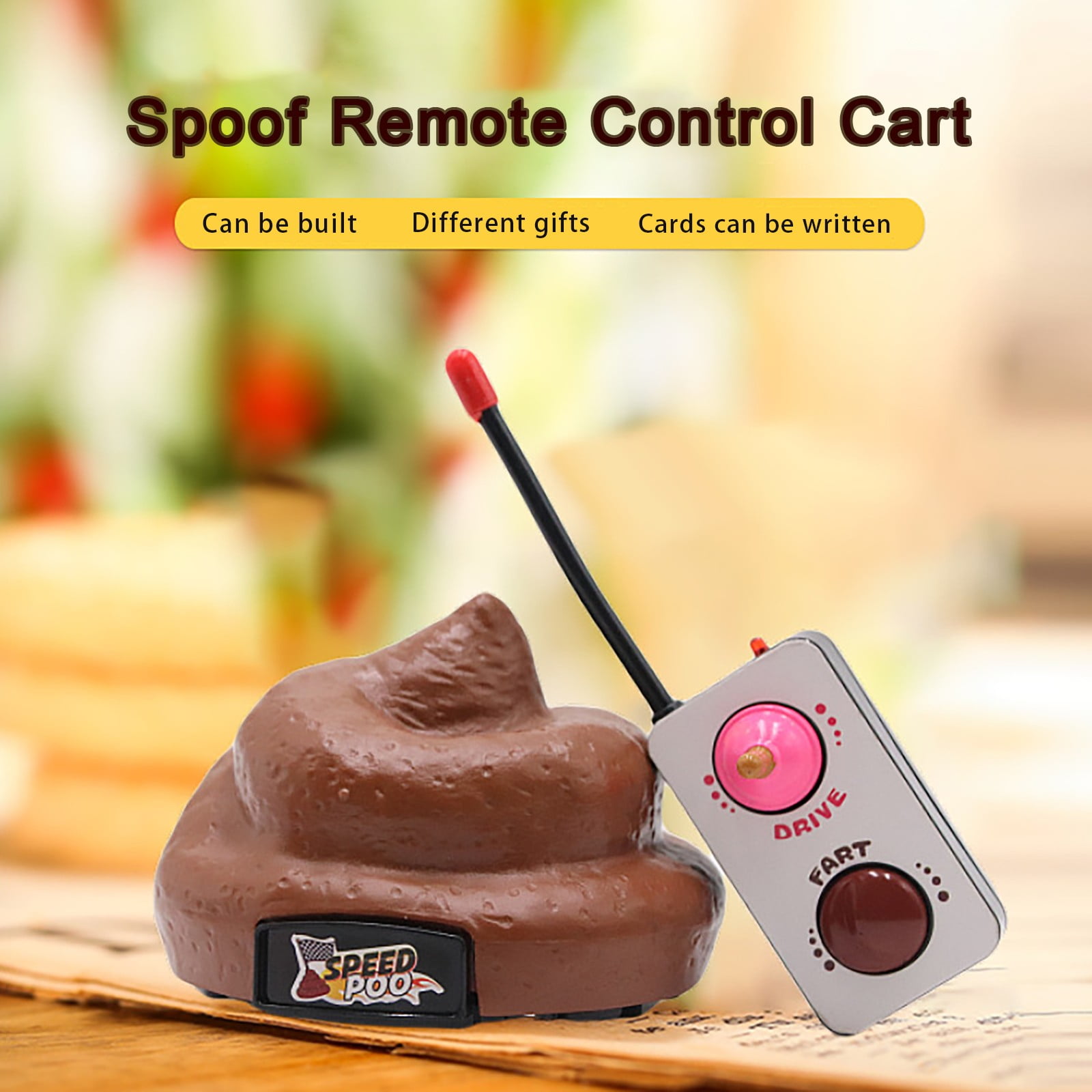 Rucky Spoof Remote Control Cart Toy Brown