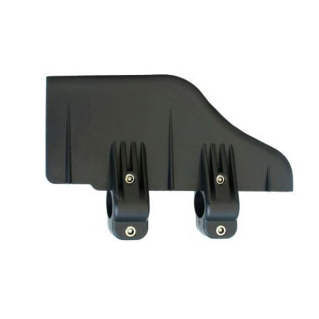 Rudder Clamp On Boat Rudder for 1.125" Transom Trolling Motor Shaft