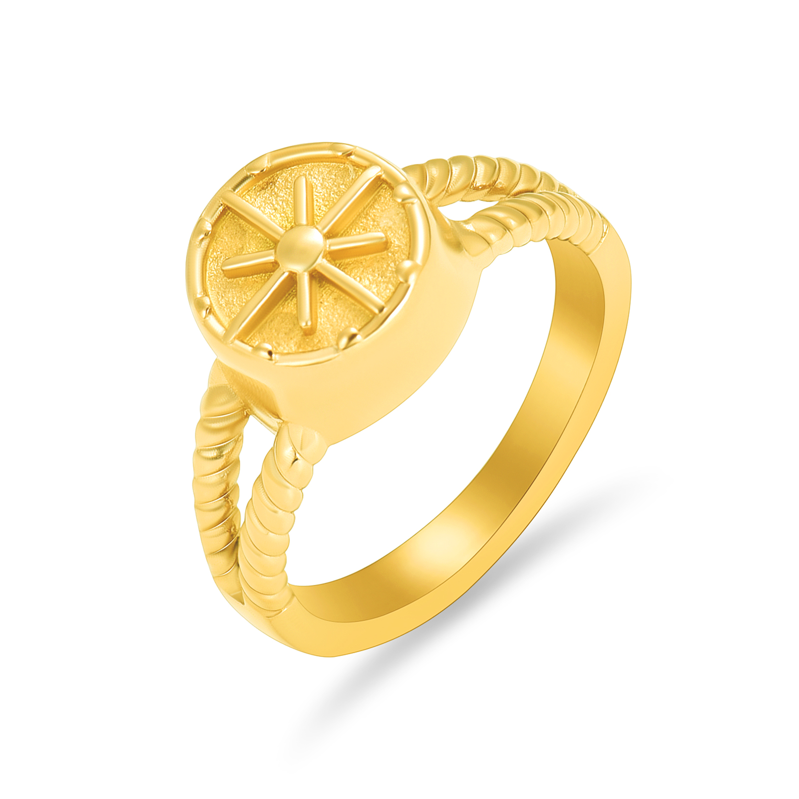 Rudder Stainless Steel Men's Ring Keepsake Cremation Jewelry for Ashes ...