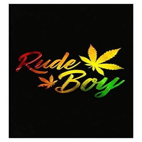 Rude Boy Reggae Poster - Humorous Art for Music Lovers & Culture Enthusiasts