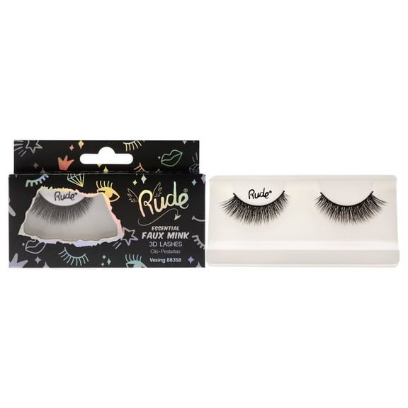Rude Cosmetics Essential Faux Mink 3D Lashes - Vexing , 1 Pc Pair