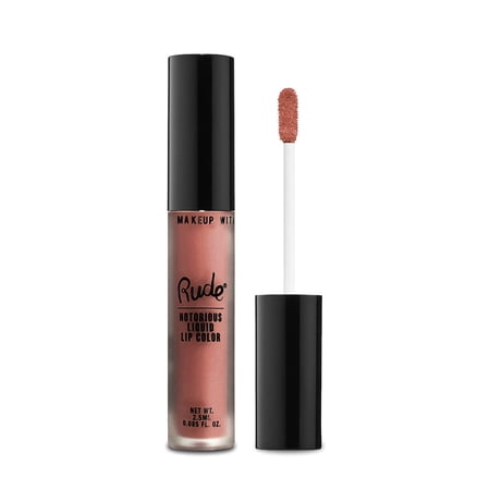 Rude Cosmetics Notorious Rich Long Liquid Lip Color - Undressed , 0.1 oz Lipstick