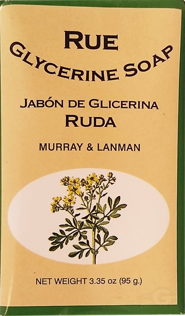 Rude & Gliceryn Soap 3.3 oz - Jabon de Ruda y Glicerina (Pack of 6) 