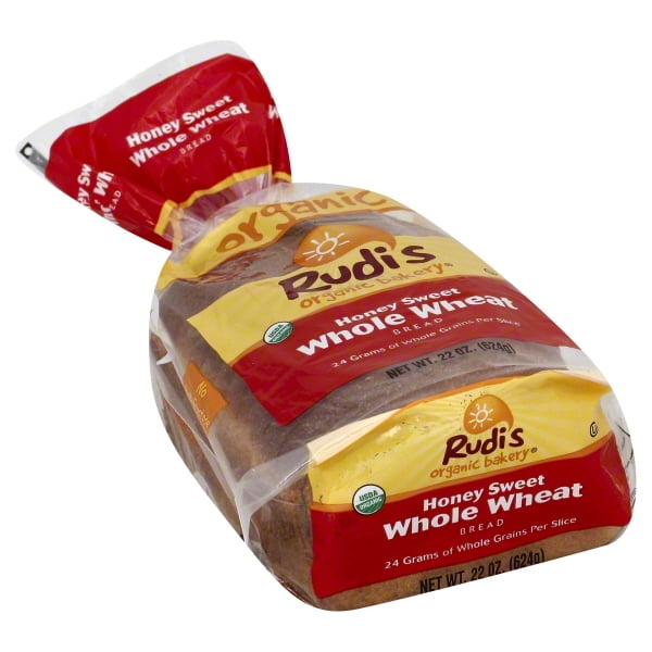 Rudi's Organic Bakery Honey Sweet Whole Wheat Sliced Bread, 20 oz