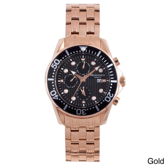 Rudiger Men's Chemnitz Luminous Chronograph Date Watch