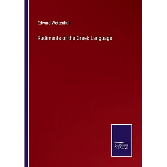 Rudiments of the Greek Language