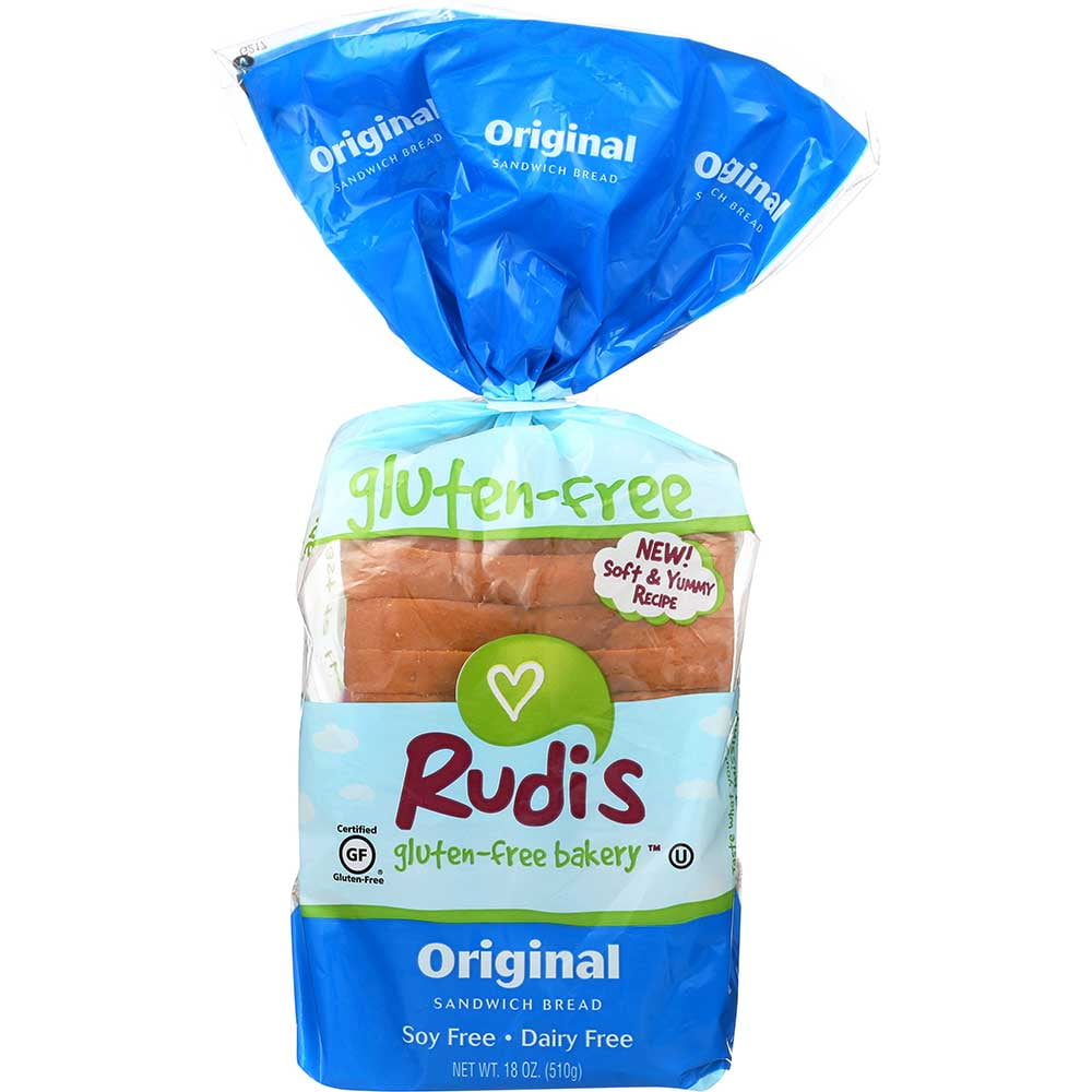 Rudis Gluten Free Original Sandwich Bread, 18 Ounce - 8 per case.