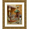 thumbnail image 1 of Rudolf Ernst 19x24 Gold Ornate Framed and Double Matted Museum Art Print Titled - The New Bride, 1 of 4