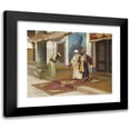 thumbnail image 1 of Rudolf Ernst 24x20 Black Modern Framed Museum Art Print Titled - Leaving the Mosque, 1 of 5