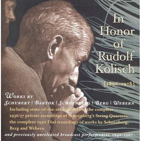 Rudolf Kolisch - In Honor of Rudolf Kolisch - Music & Performance - CD