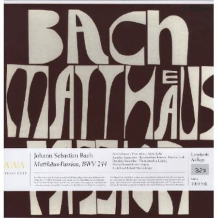 Rudolf Mauersberger - St Matthew Passion - Music & Performance - Vinyl