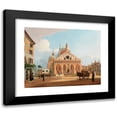 thumbnail image 1 of Rudolf von Alt 18x15 Black Modern Framed Museum Art Print Titled - A View of the Basilica of Saint Anthony in Padua (1836), 1 of 5
