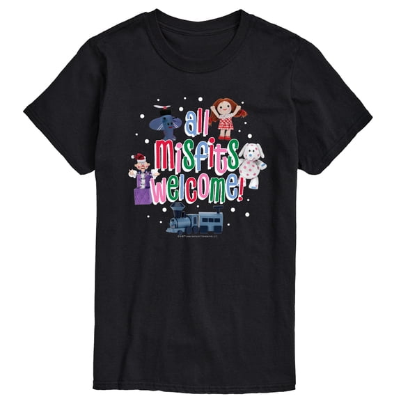 Rudolph - All Misfits Welcome - Men's Short Sleeve Graphic T-Shirt
