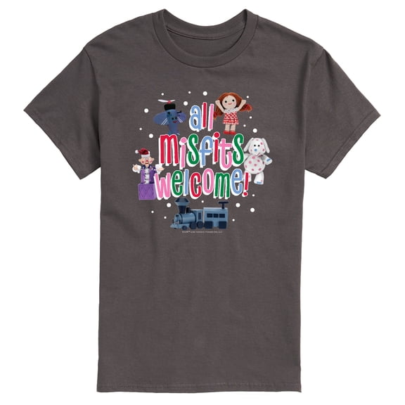 Rudolph - All Misfits Welcome - Men's Short Sleeve Graphic T-Shirt