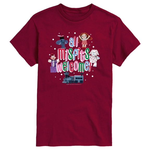 Rudolph - All Misfits Welcome - Men's Short Sleeve Graphic T-Shirt
