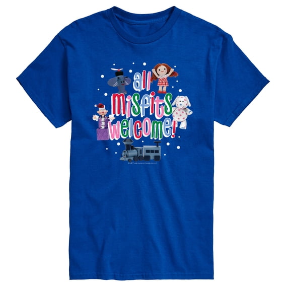 Rudolph - All Misfits Welcome - Men's Short Sleeve Graphic T-Shirt