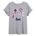 thumbnail image 1 of Rudolph - All Misfits Welcome - Women's Oversized Graphic T-Shirt, 1 of 4
