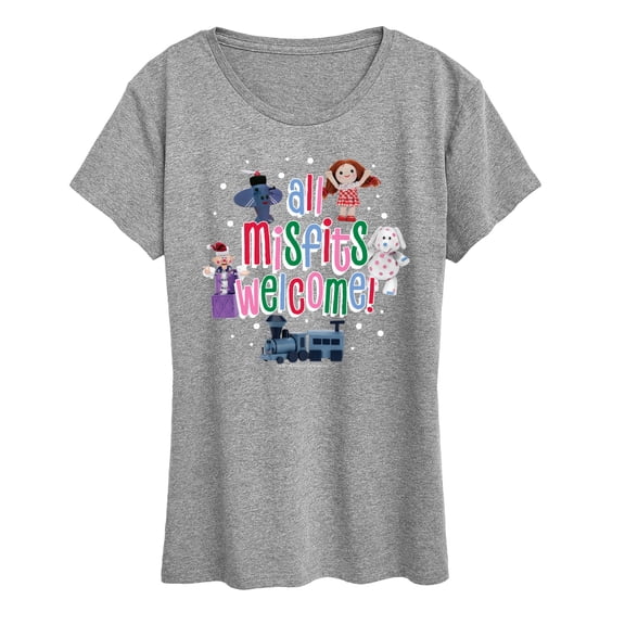 Rudolph - All Misfits Welcome - Women's Short Sleeve Graphic T-Shirt