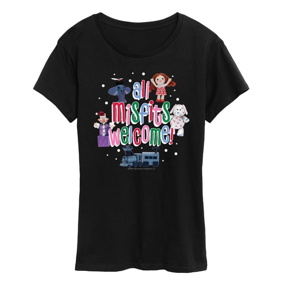 Rudolph - All Misfits Welcome - Women's Short Sleeve Graphic T-Shirt