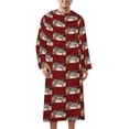 thumbnail image 1 of Rudolph And Clarice Bathrobe Plush Bathrobe Cozy Unisex Winter Bathrobe Warm Water Absorbent, 1 of 9