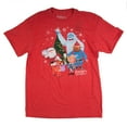thumbnail image 1 of Rudolph Characters Red Heather T-Shirt Medium, 1 of 3