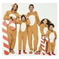 thumbnail image 1 of Rudolph Christmas Matching Family Pajamas Union Suit, 1 of 8