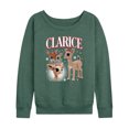 thumbnail image 1 of Rudolph - Clarice Bootleg - Women's French Terry Long Sleeve Pullover, 1 of 4