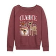 thumbnail image 1 of Rudolph - Clarice Bootleg - Women's French Terry Long Sleeve Pullover, 1 of 4
