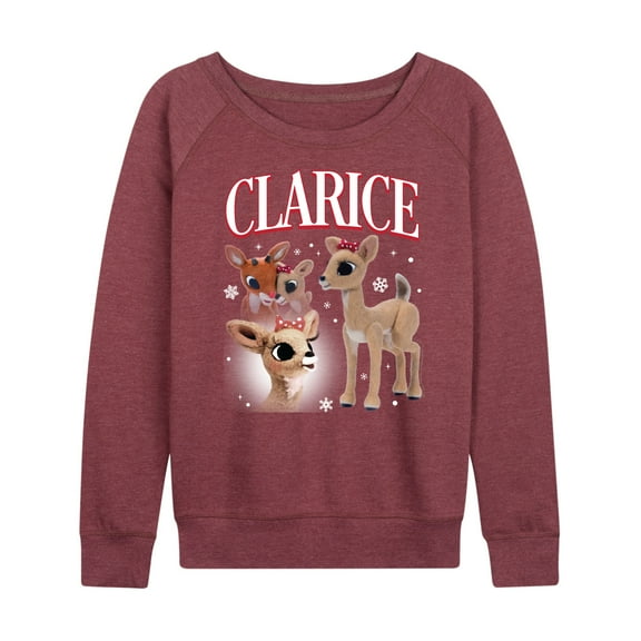 Rudolph - Clarice Bootleg - Women's French Terry Long Sleeve Pullover