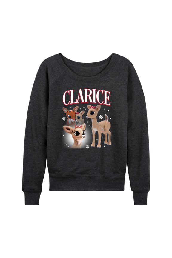 - Clarice Bootleg - Women's French Terry Long Sleeve Pullover