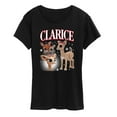 thumbnail image 1 of Rudolph - Clarice Bootleg - Women's Short Sleeve Graphic T-Shirt, 1 of 4
