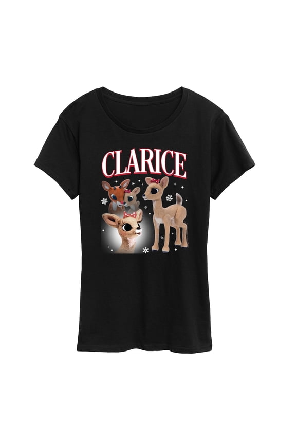 - Clarice Bootleg - Women's Short Sleeve Graphic T-Shirt