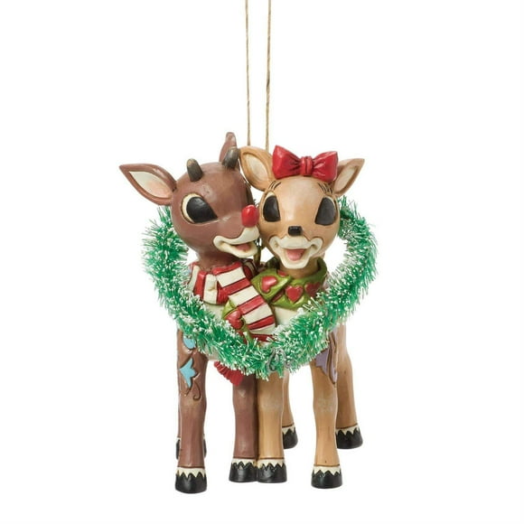 Rudolph Clarice Heart Hanging Ornament