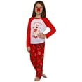 thumbnail image 1 of Rudolph Costume Matching Family Pajama Set Red Nose Included, Girl, Size: Girl - 6-6x, 1 of 3