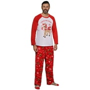 RUDOLPH Costume Matching Family Pajama Set Red Nose Included, Men, Size: Medium