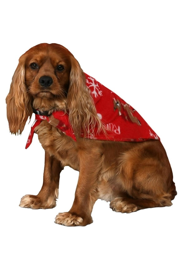 Costume Matching Family Pajama Set Red Nose Included, Pet, Size: Pet - L/XL