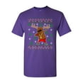 thumbnail image 1 of Rudolph Gangsta Sleigh Reindeer Cool Ugly Christmas Funny DT Adult T-Shirt Tee, 1 of 2