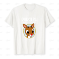 thumbnail image 1 of Rudolph Holiday Red Nose Christmas Festive Reindeer Graphic Fan Unisex T-Shirt up to size 5XL, 1 of 2