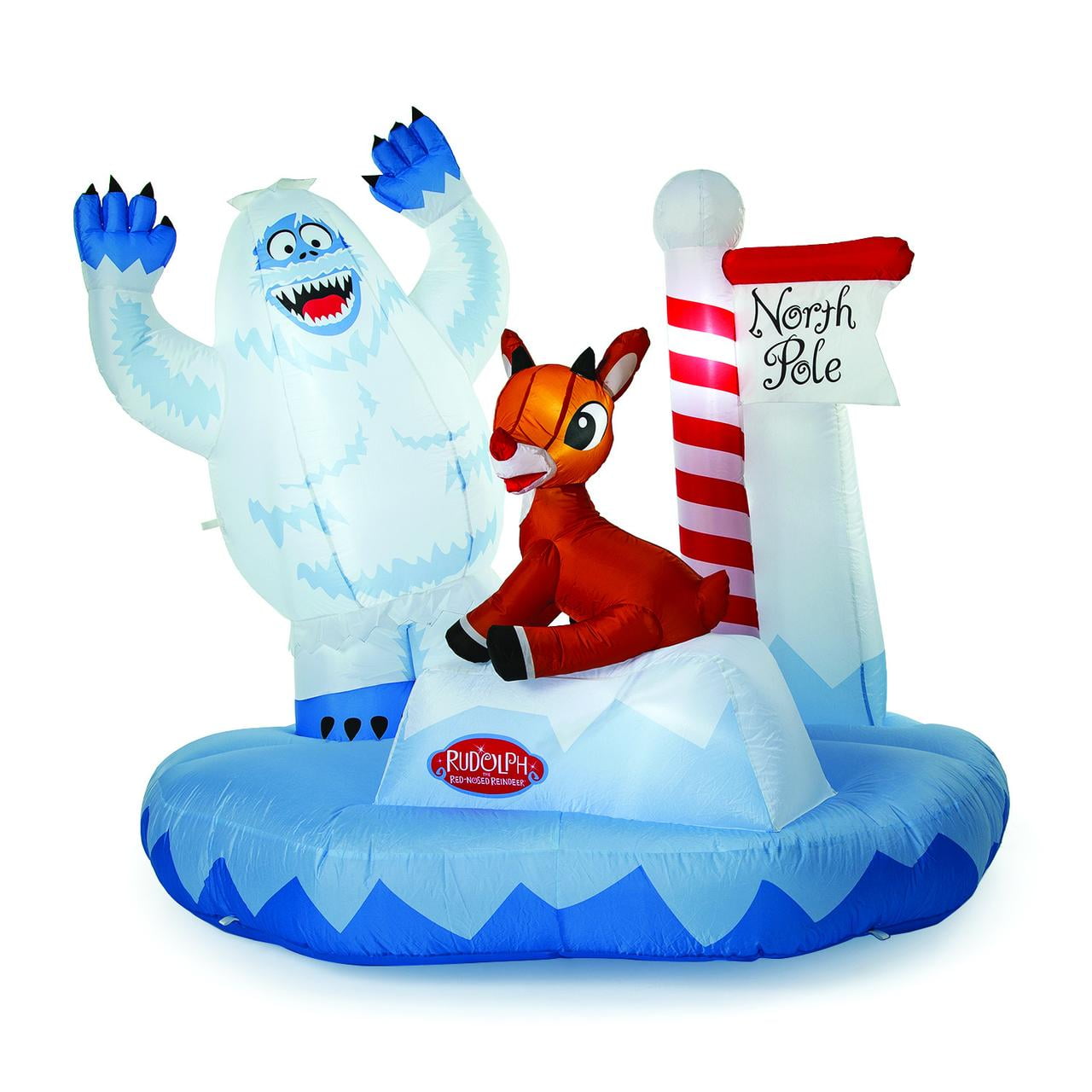 Rudolph Inflatable Outdoor Tree Wrap with LED Lights, 1 Piece, Over 5