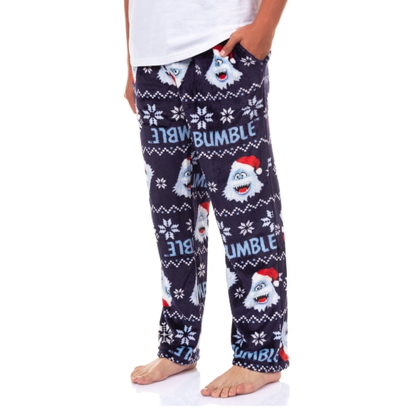 Bumble the Abominable Snowman Pajama Pants Men's Rudolph the Red-Nosed Reindeer Christmas Sleepwear