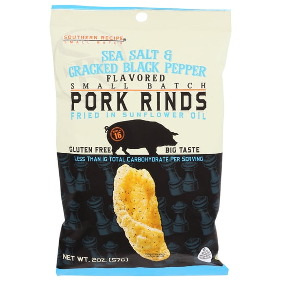 Rudolph Foods Southern Recipe Small Batch  Pork Rinds, 2 oz